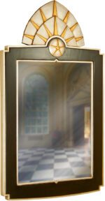 Chrysler Art Deco Wall Mirror - Image 2