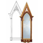 Gothic Mirror and Overmantle Designs