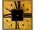 Large Square Wall Clocks -with etched dials - Image 2