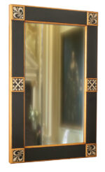 Ornate Stud Overmantle Mirror - Image 2