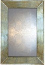 Metallic Blue Raked Profile Mirrors - Image 3