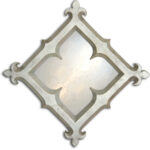 Small Fleur de Lis Gothic Mirror - Image 2