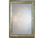 Triangular Profile Mirror in Metallic Blue